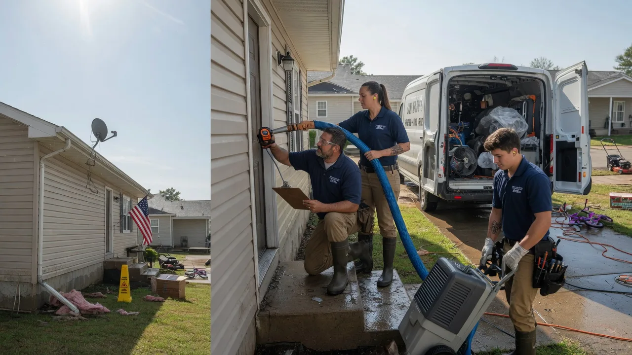 Ceiling Water Damage Restoration in Cameron, IL near me